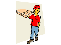 10c/ pizza delivery person