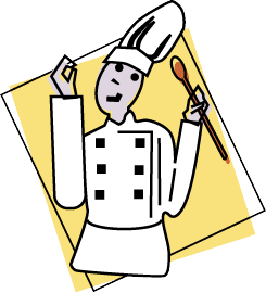 chef with spoon