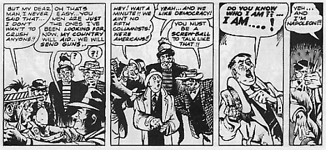 Street bums kicking him around