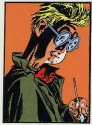 Jules Feiffer, as he appeared in a Spirit section