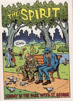 The splash page to one of the new stories