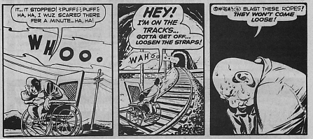 Big Arky finds himself on the railway line...