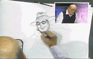 Will working on The Spirit sketch