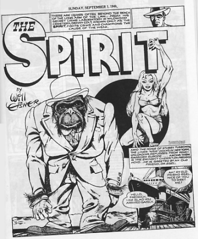 The splash page to the first story of Orang