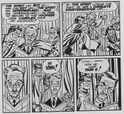 The doctor tells us that The Spirit cannot win...