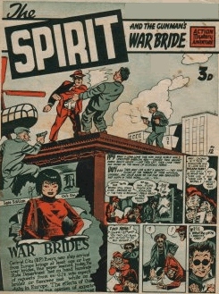 The cover to the first British Spirit comic
