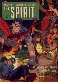 The cover to Fiction House The Spirit #4