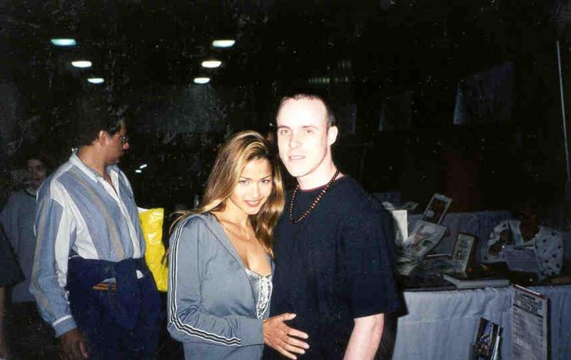 Dolores and Jimmy (with some jerk walking behind them)