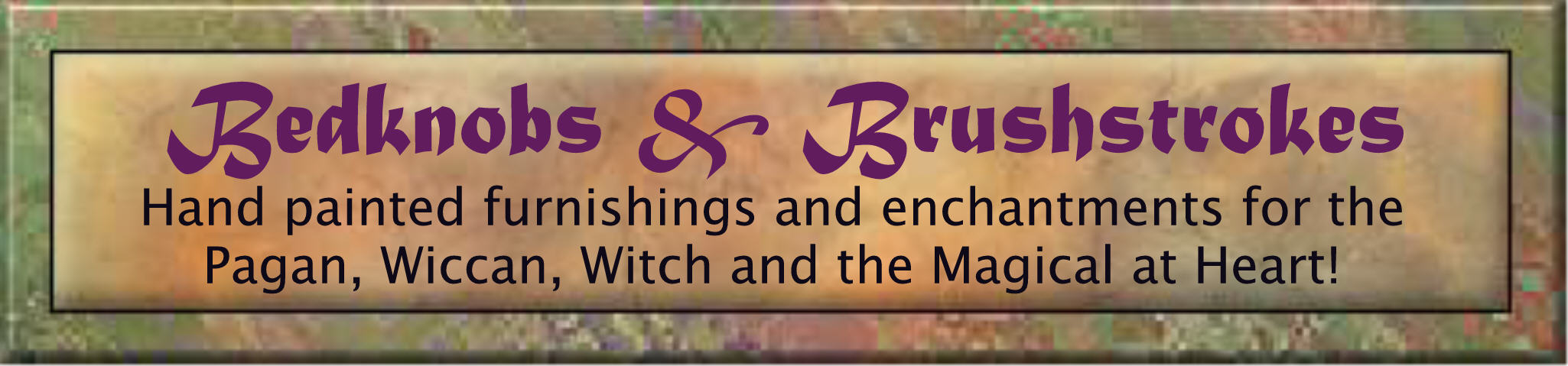 Bedknobs & Brushstrokes Banner