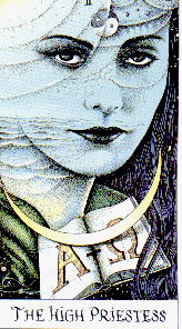 cosmic tarot high priestess