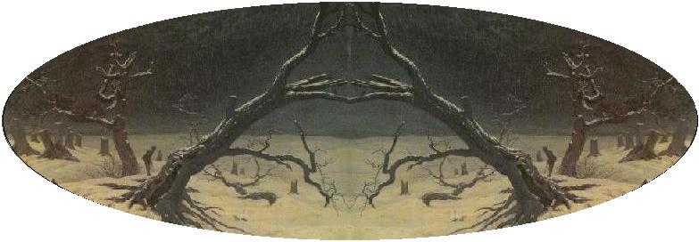 'Winter Landscape' by Casper David Friedrich