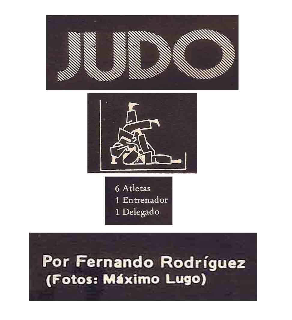 MANCHETA REVISTA DPT 1979-REPORTAJE:JUDO:FOTOS MLB