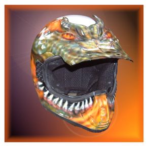 motorcycle painting, airbrush action, fantasy