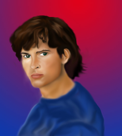 Pintado no Photoshop, com pinc�is padr�o