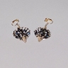 Black and Gold Earrings