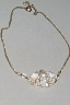 White Pearl Cluster Necklace