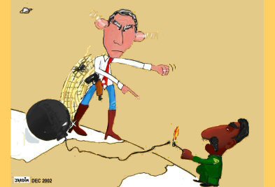 beatin around the bush