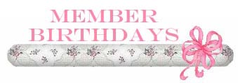 Click here to view Member Birthdays
