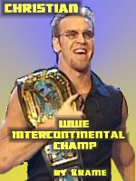 Christian with WWE Intercontinental Title