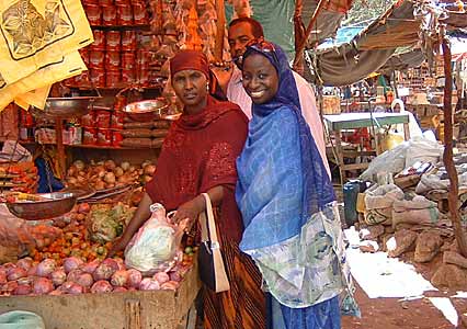 Hargeisa food market.