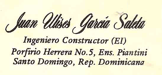 Ing.Juan Ulises Garcia saleta Presidente y Fundador de Hponor del Comite Olimpico Dominicano