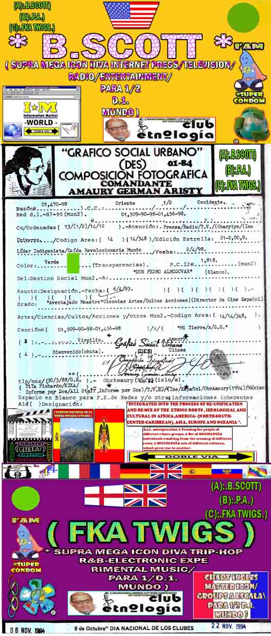 BUZON#01,470-98 AKTUELLE POST 12. Januar#1818-Farben: Gr�n/LYCRAS Transparentfolien-chronologischer Datum:02-04-1998--Datum Beschreibung: 06-04-1993-#s14)/(14/348)-(A):.B.SCOTT.)-(B):.P.A.)-(C):.FKA ZWEIGEN)-01,509-90.456-98-98-01,-Song#01,509-90,456-98-98-01-( mein Land/X/.G.E.) und: Pedro Almodovar: "Ich f�hle mich der gleichen Leidenschaft und der Unsicherheit als ich begann, Filme zu machen"/ FKA Zweigen - zwei Wochen/ B. Scott - Kiss Kiss) - Star Edition:21-2,00,9-LIDER INDIGENISTA/fallen revolution�re Welt )