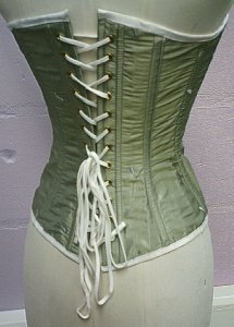 Silk Green Corset