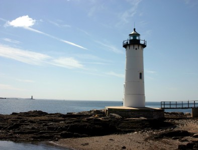 New Castle Light at Fort Constitution - NH