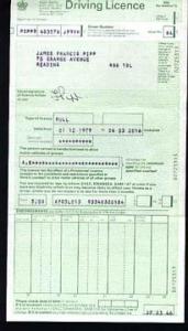 U.K. Driving license