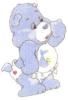 Care Bear Baby Tugs Birth Announcement-Personalized Completed Cross Stitch $49.99