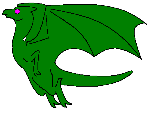 Proddy Green, young dragon