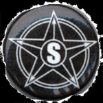 Svart Aggression button