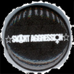 Svart Aggression Button Number 2