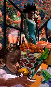 Transvestites and Fruit Photo