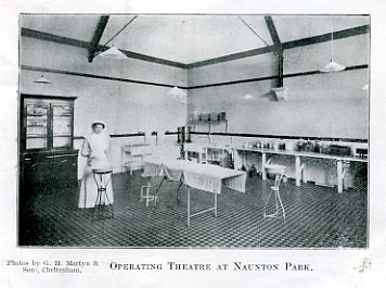 Oparating theatre at Naunton Park VA hospital