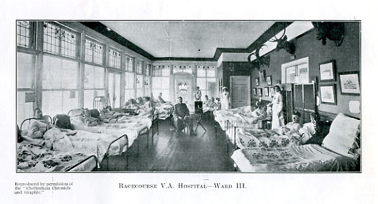 Ward at Cheltenham Racecourse VA hospital