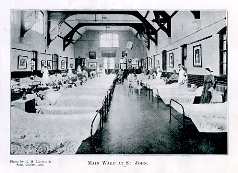 Ward at St. John's VA hospital, Cheltenham