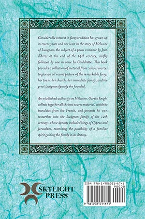 Book of Melusine of Lusignan back cover