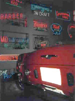 Neon Signs Lit the Night