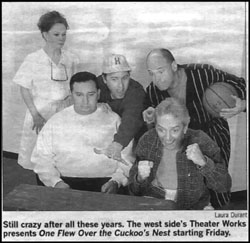 One Flew - Ron in cap, Brian right front - click to enlarge