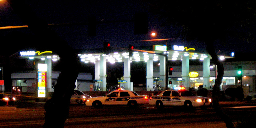 PD blocking Cave Creek Road