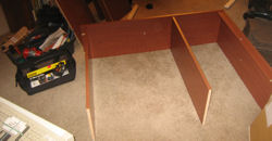 No Tools book shelf monster