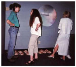 Jill, Donna and Jan on mask night