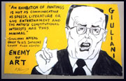 Guiliani protest art