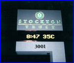 Time/Temp Sign Centigrade