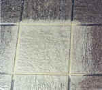 close-up of Shuttle tile, or is it a bathroom floor?