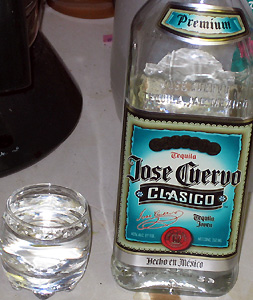 my backup bottle of Clasico tequila