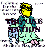 This is my first award. My heart swells with pride just to look at it