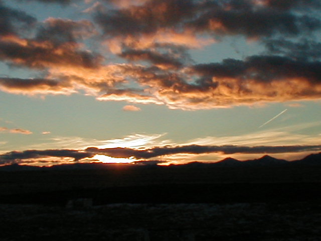 A sunset from my back door