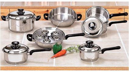 Best Brand NSF Listed Clad & Induction Bottom Surgical Steel Waterless Parini  Cookware Reviews - Buy Best Brand NSF Listed Clad & Induction Bottom  Surgical Steel Waterless Parini Cookware Reviews Product on